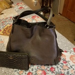 Coach purse and wallet